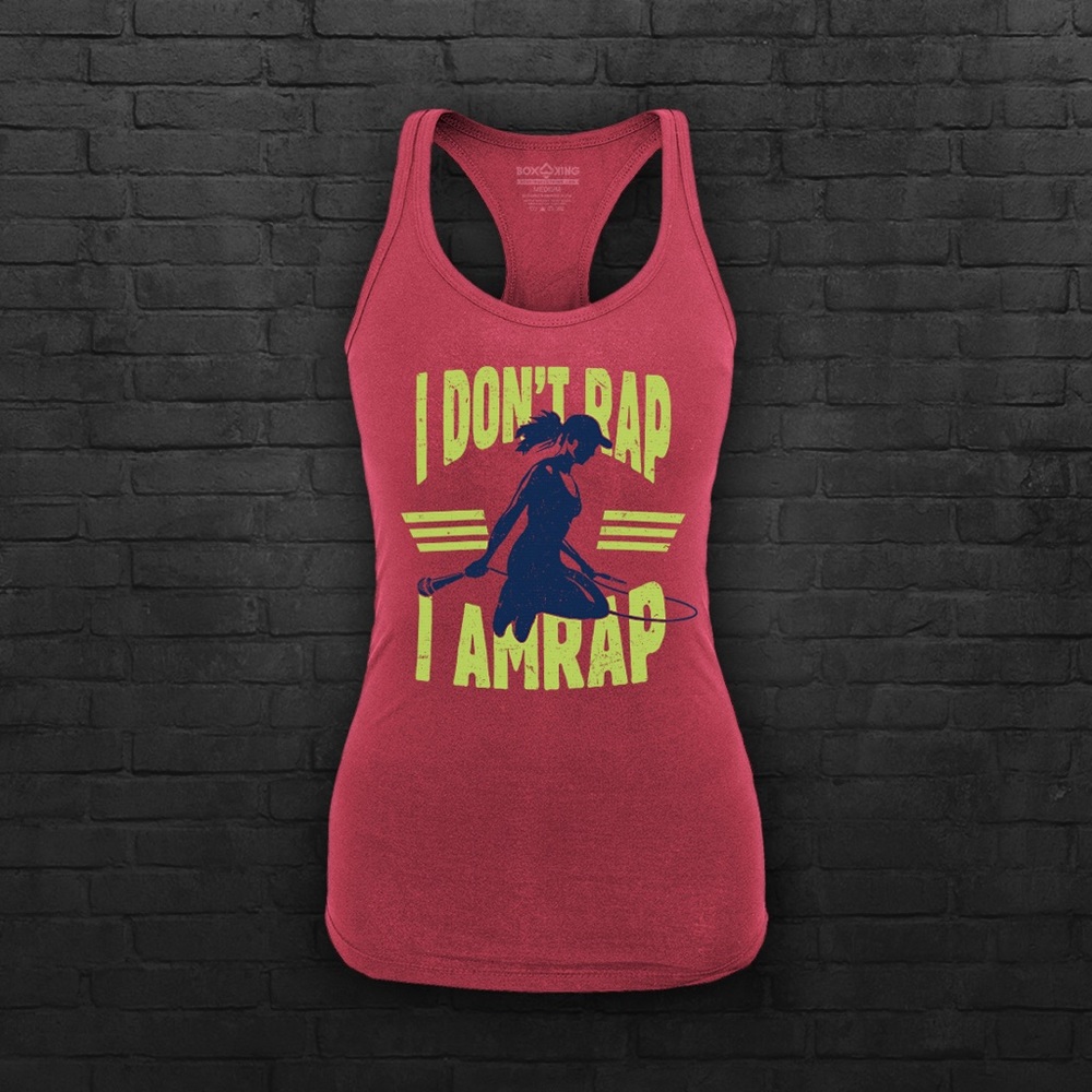 Box King CrossFit athletic racerback tank